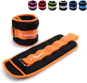 Ankle Weights, 0.5/1/1.5/2/3/4/5 LB 1 Pair Wrist Arm Leg Weights for Women Men Kids for Strength Training, Jogging, Gym Workout, Aerobics, Physical Therapy