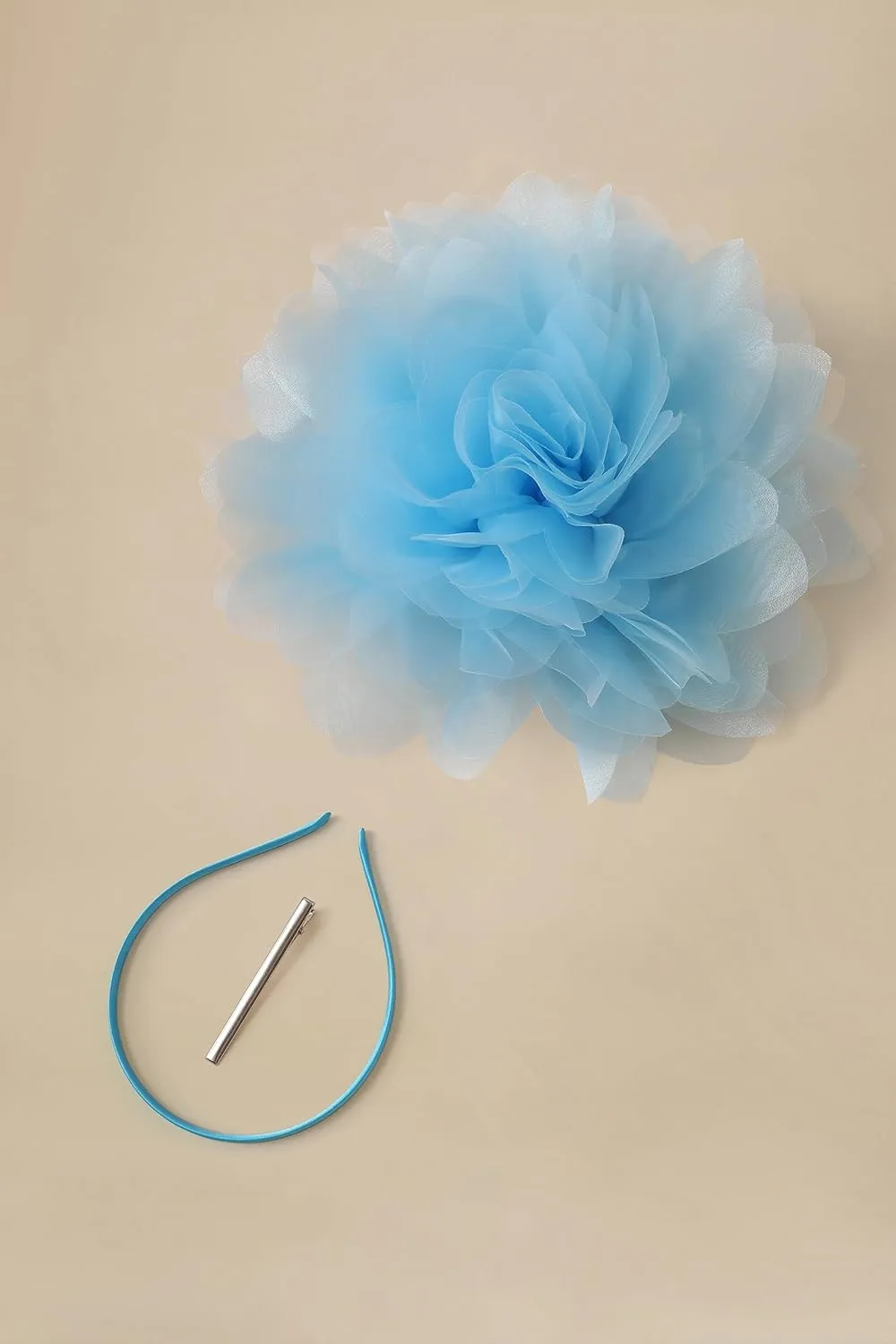 BABEYOND Fascinators Hats for Women - Tea Party Kentucky Fascinator Derby Hat Mesh Flower Fluffy Headband with Hair Clip