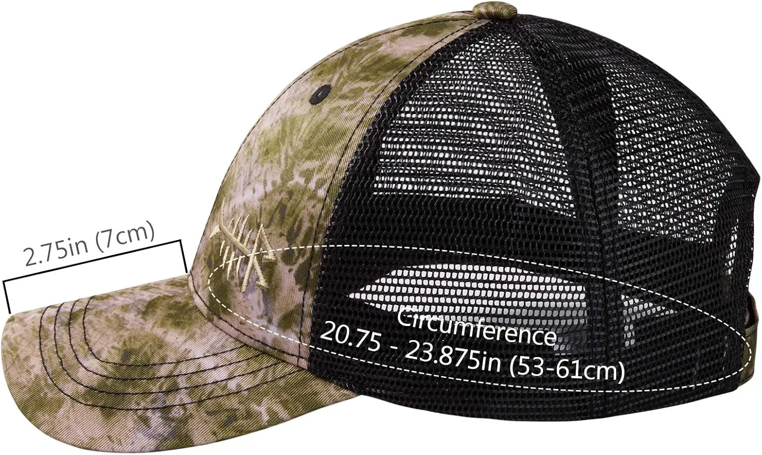BASSDASH Altimate Fishing Hat Mesh Back for Men Women Adjustable Baseball Trucker Cap