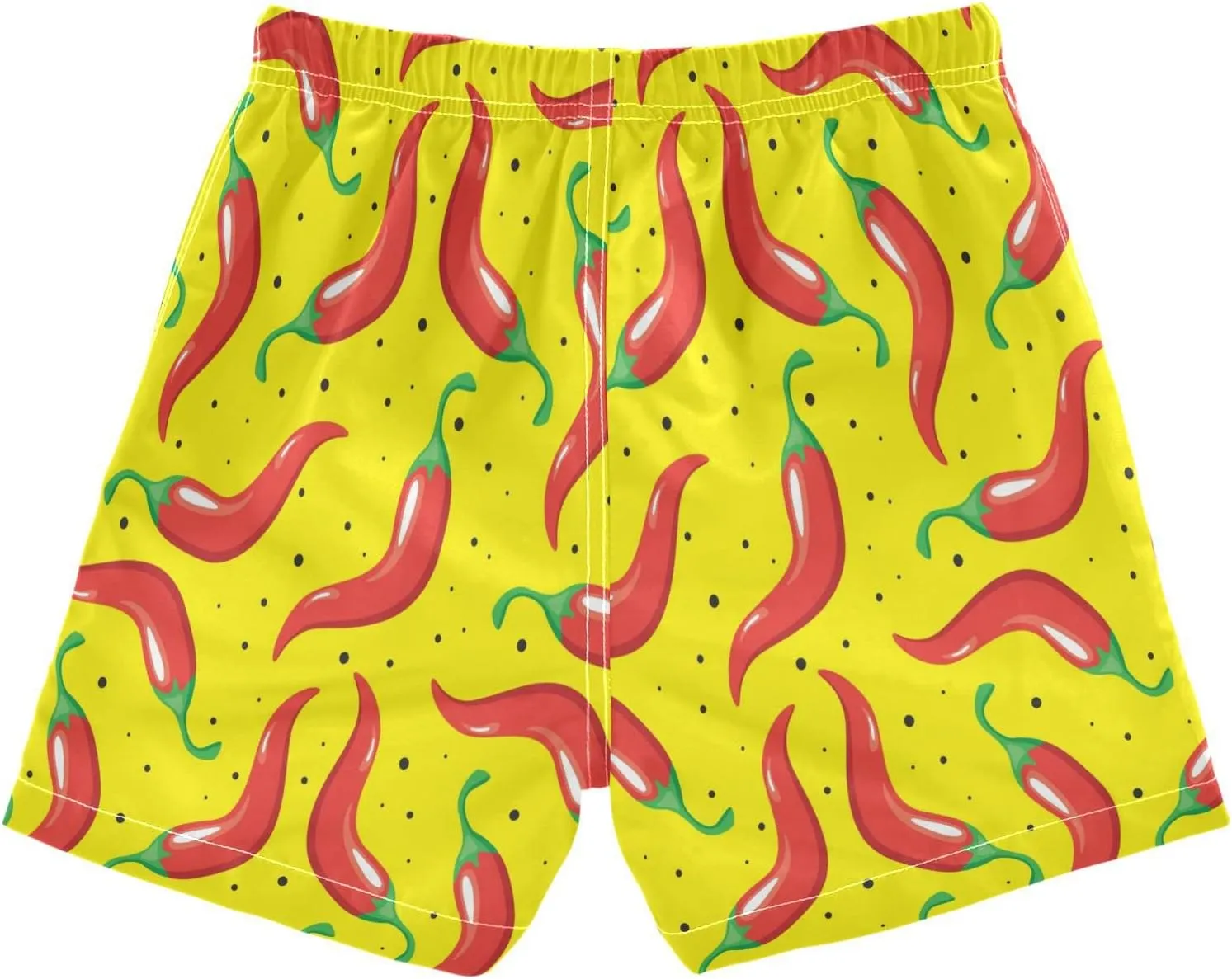 Boccsty Blue Ice Cream Drip Boys Swim Trunks Baby Kids Swimwear Summer Toddler Beach Board Shorts 2T-XL