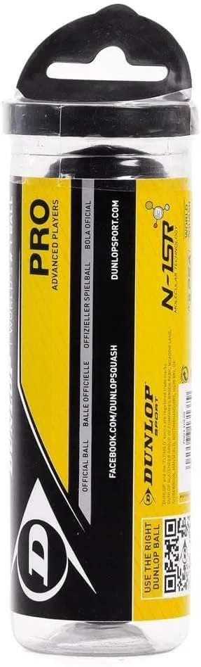 Dunlop Pro XX Squash Ball - 3-Ball Tube