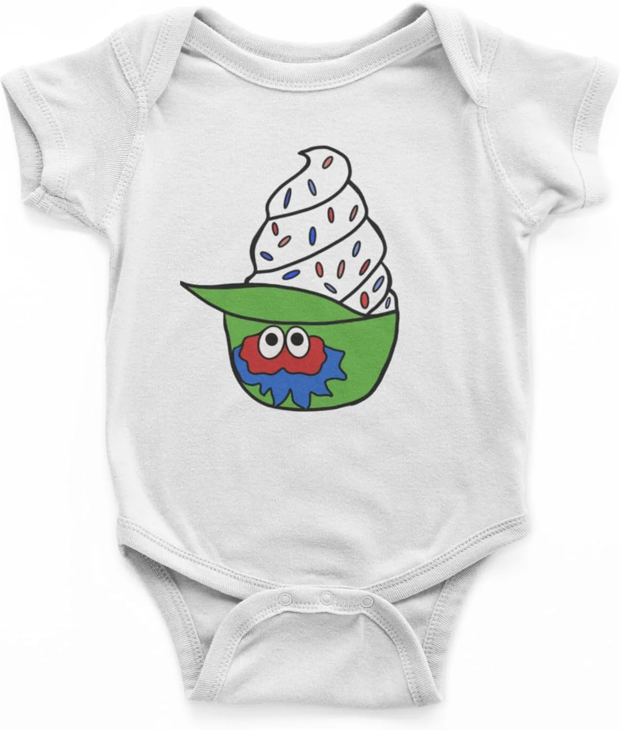 Funny Philly Ice Cream Helmet Swirl Baby Bodysuit & Kids Tee  Ice Cream Phanatic Shirt Gift