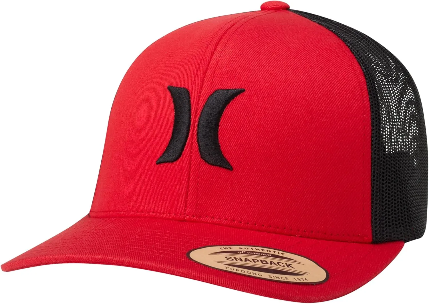 Hurley Men's Caps - Del Mar Mesh Panel Baseball Cap Trucker Hat - Snap Back Hats for Men