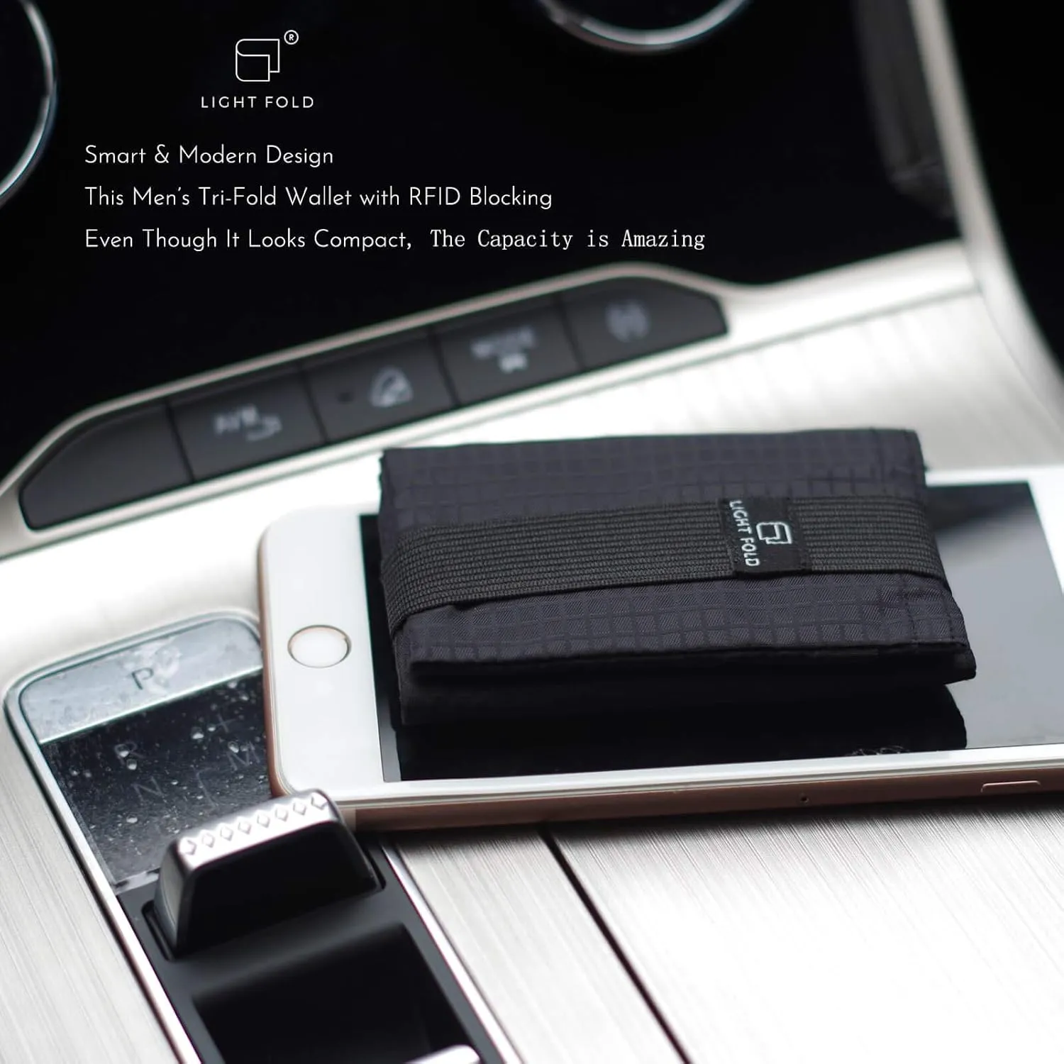 Slim Wallet for Men with RFID Blocking - Minimalist Slim Wallet with Thin, Durable Style & Data Protection - Multiple Pockets for 12 Cards & Cash, Small Wallet Without the Bulk