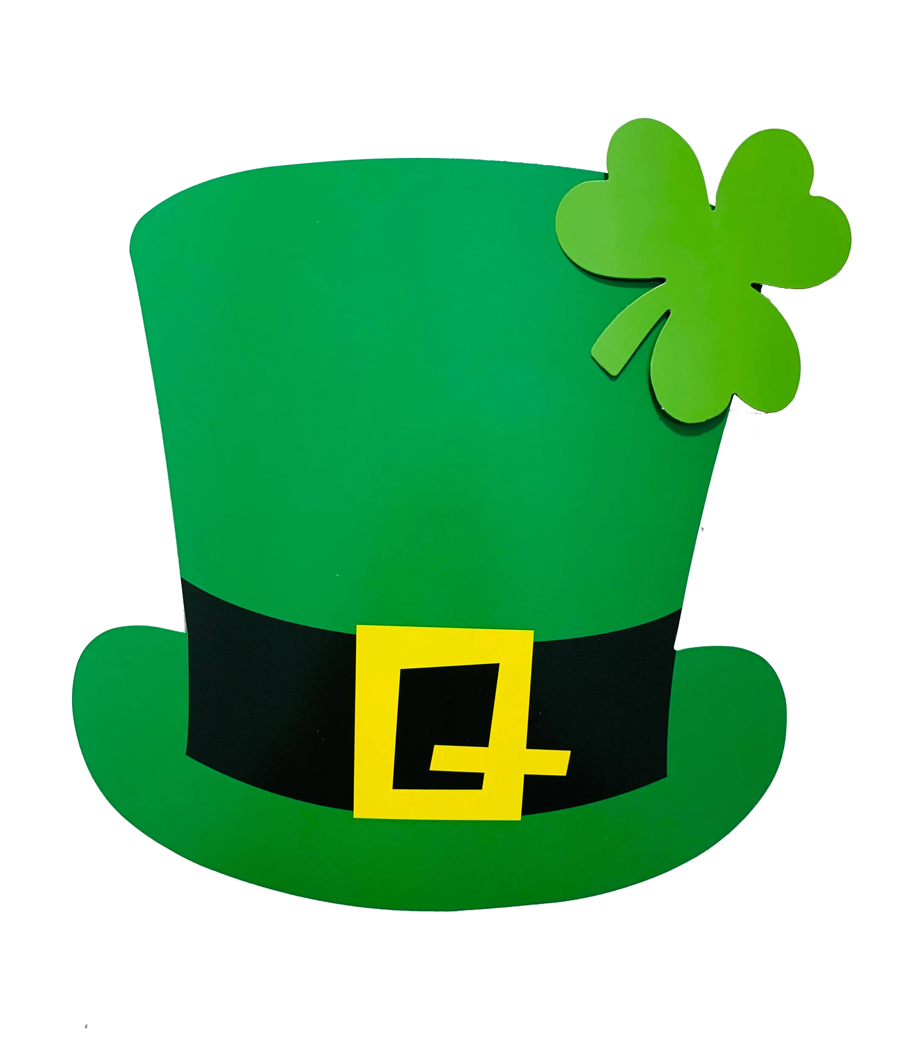 St. Patricks Day Craft Kit - 5 Irish Hats - 5 Shamrocks - 5 Headbands
