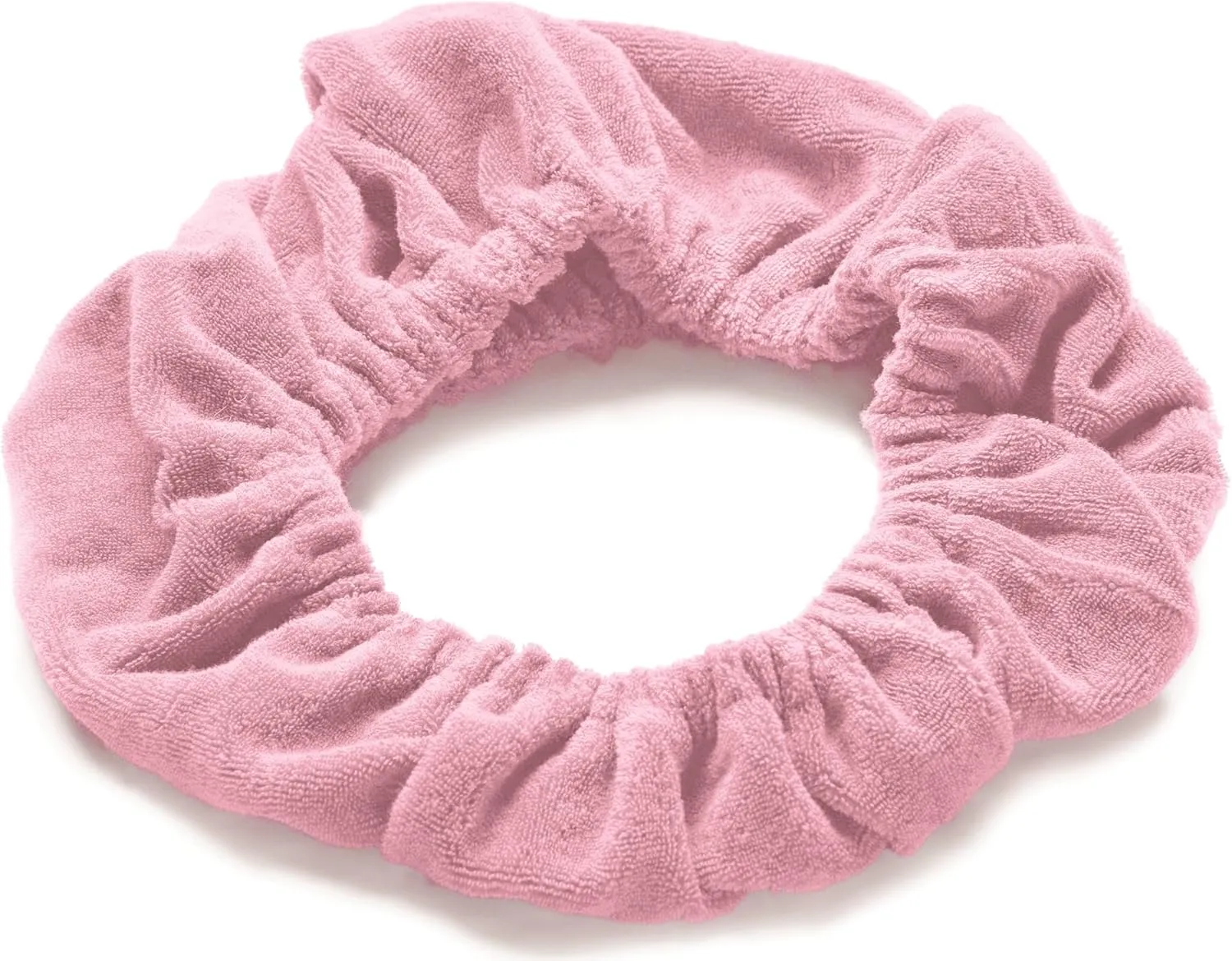 TASSI (Soft Pink Hair Holder Head Wrap Stretch Terry Cloth, The Best Way To Hold Your Hair Since...Ever!