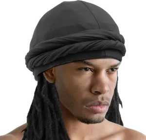 Titan Silk Satin Lined Turban Durag 1pc,