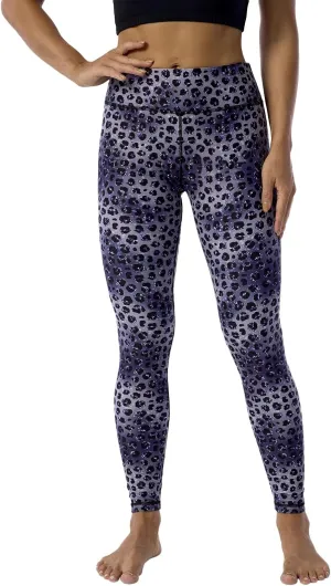 UIUO-UIPEU Women's Printed Yoga Pants with Pockets 7/8 Workout Leggings for Women Tummy Control Compression Leggings