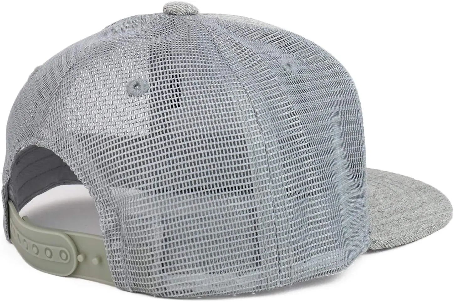 Youth Kid's Black White American Flag Patch Flat Bill Snapback Trucker Cap